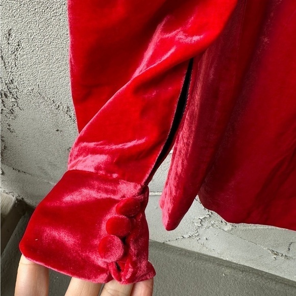 NWT MARIANNA SENCHINA Embellished Viscose & Silk Mini Dress In Red I Siz… - Picture 8 of 8